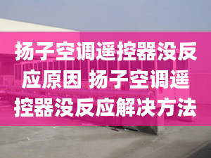 扬子空调遥控器没反应原因 扬子空调遥控器没反应解决方法