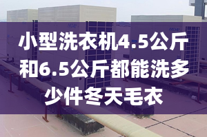 小型洗衣机4.5公斤和6.5公斤都能洗多少件冬天毛衣