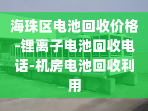 海珠区电池回收价格-锂离子电池回收电话-机房电池回收利用