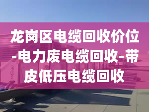 龙岗区电缆回收价位-电力废电缆回收-带皮低压电缆回收