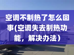 空调不制热了怎么回事(空调失去制热功能，解决办法）