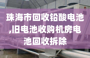 珠海市回收铅酸电池,旧电池收购机房电池回收拆除