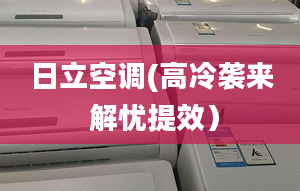 日立空调(高冷袭来 解忧提效）