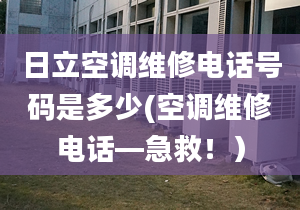 日立空调维修电话号码是多少(空调维修电话—急救！）