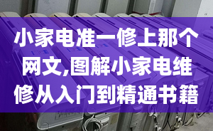 小家电准一修上那个网文,图解小家电维修从入门到精通书籍