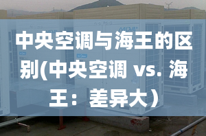 中央空调与海王的区别(中央空调 vs. 海王：差异大）