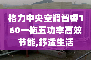 格力中央空调智睿160一拖五功率高效节能,舒适生活