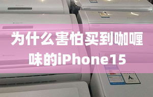 为什么害怕买到咖喱味的iPhone15