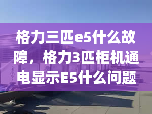 格力三匹e5什么故障，格力3匹柜机通电显示E5什么问题