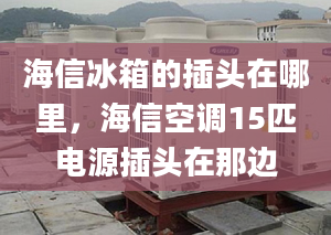 海信冰箱的插头在哪里，海信空调15匹电源插头在那边