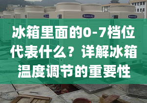 冰箱里面的0-7档位代表什么？详解冰箱温度调节的重要性