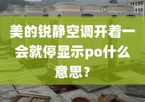 美的锐静空调开着一会就停显示po什么意思？