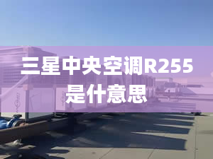 三星中央空调R255是什意思