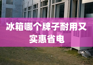 冰箱哪个牌子耐用又实惠省电