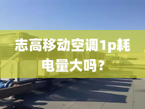 志高移动空调1p耗电量大吗？