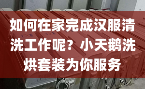 如何在家完成汉服清洗工作呢？小天鹅洗烘套装为你服务