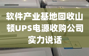 软件产业基地回收山顿UPS电源收购公司实力说话