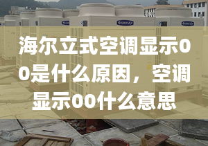 海尔立式空调显示00是什么原因，空调显示00什么意思