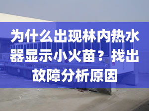 为什么出现林内热水器显示小火苗？找出故障分析原因