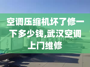 空调压缩机坏了修一下多少钱,武汉空调上门维修