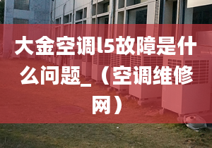 大金空调l5故障是什么问题_（空调维修网）