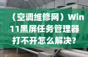 （空调维修网）Win11黑屏任务管理器打不开怎么解决？