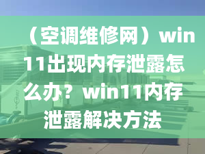 （空调维修网）win11出现内存泄露怎么办？win11内存泄露解决方法