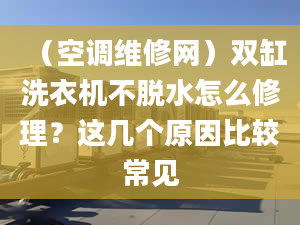 （空调维修网）双缸洗衣机不脱水怎么修理？这几个原因比较常见