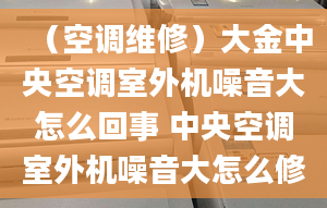 （空调维修）大金中央空调室外机噪音大怎么回事 中央空调室外机噪音大怎么修