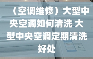 （空调维修）大型中央空调如何清洗 大型中央空调定期清洗好处