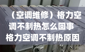 （空调维修）格力空调不制热怎么回事 格力空调不制热原因