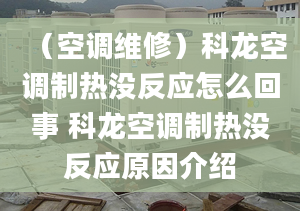 （空调维修）科龙空调制热没反应怎么回事 科龙空调制热没反应原因介绍