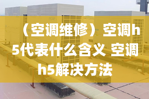 （空调维修）空调h5代表什么含义 空调h5解决方法