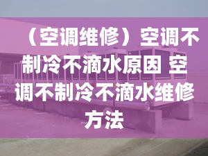 （空调维修）空调不制冷不滴水原因 空调不制冷不滴水维修方法