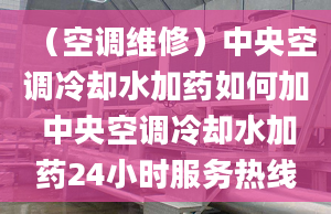 （空调维修）中央空调冷却水加药如何加 中央空调冷却水加药24小时服务热线