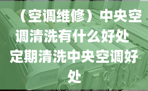 （空调维修）中央空调清洗有什么好处 定期清洗中央空调好处