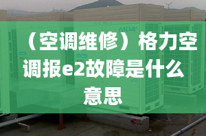 （空调维修）格力空调报e2故障是什么意思