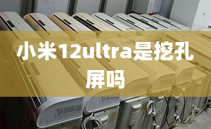 小米12ultra是挖孔屏吗