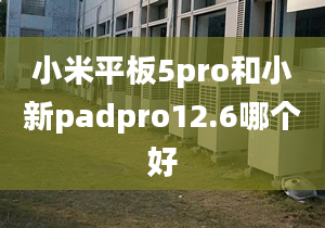 小米平板5pro和小新padpro12.6哪个好