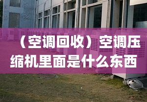 （空调回收）空调压缩机里面是什么东西