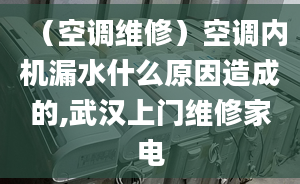 （空调维修）空调内机漏水什么原因造成的,武汉上门维修家电