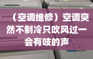 （空调维修）空调突然不制冷只吹风过一会有吱的声