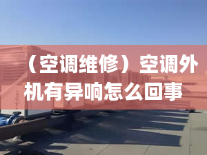 （空调维修）空调外机有异响怎么回事