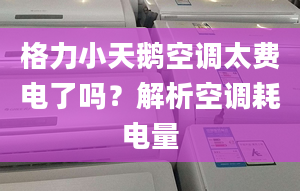 格力小天鹅空调太费电了吗？解析空调耗电量