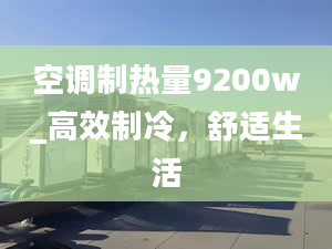 空调制热量9200w_高效制冷，舒适生活