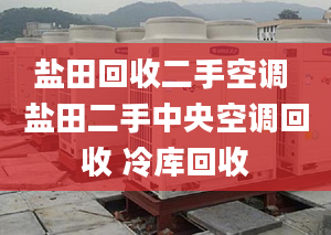 盐田回收二手空调 盐田二手中央空调回收 冷库回收