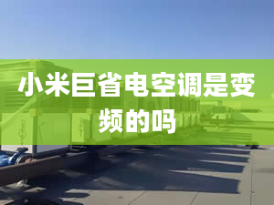 小米巨省电空调是变频的吗