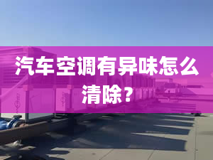 汽车空调有异味怎么清除？