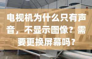 电视机为什么只有声音，不显示图像？需要更换屏幕吗？