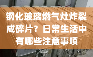 钢化玻璃燃气灶炸裂成碎片？日常生活中有哪些注意事项